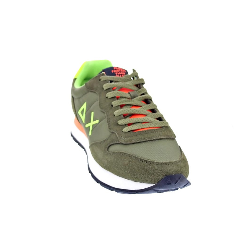 Zapatillas Sun68 AX zapatos Hombre modelo Tom Solid Verde 