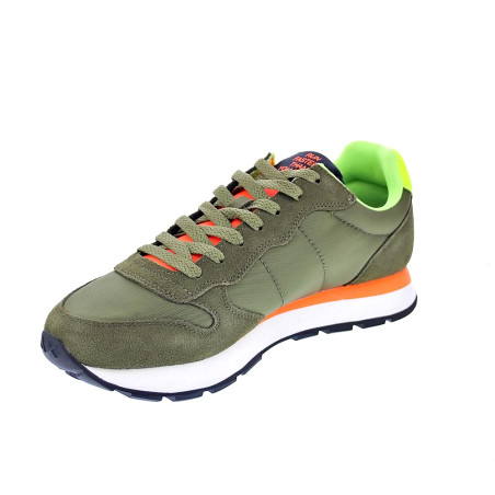 Zapatillas Sun68 AX zapatos Hombre modelo Tom Solid Verde 