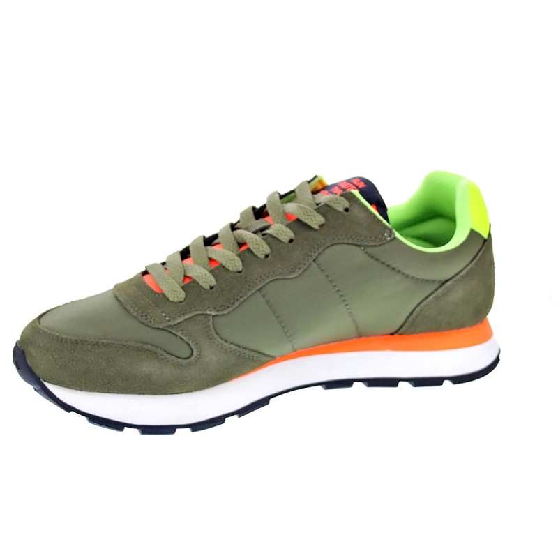 Zapatillas Sun68 AX zapatos Hombre modelo Tom Solid Verde 