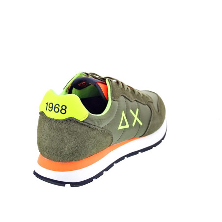 Zapatillas Sun68 AX zapatos Hombre modelo Tom Solid Verde 