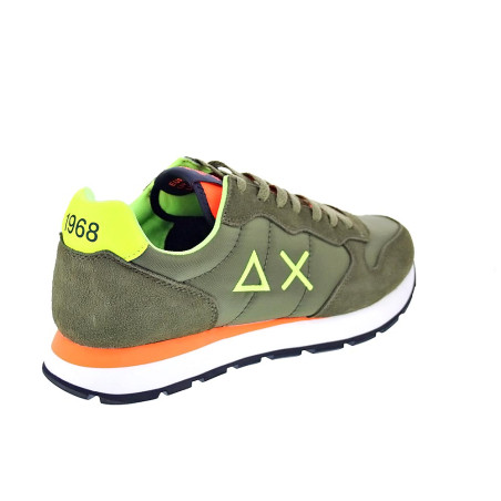 Zapatillas Sun68 AX zapatos Hombre modelo Tom Solid Verde 