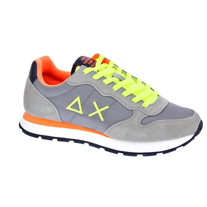 Zapatillas Sun68 AX zapatos Hombre modelo Tom Solid Azul 