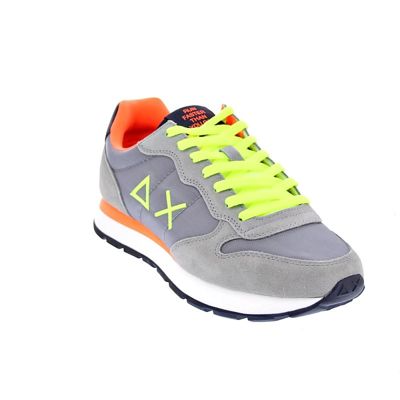 Zapatillas Sun68 AX zapatos Hombre modelo Tom Solid Azul 