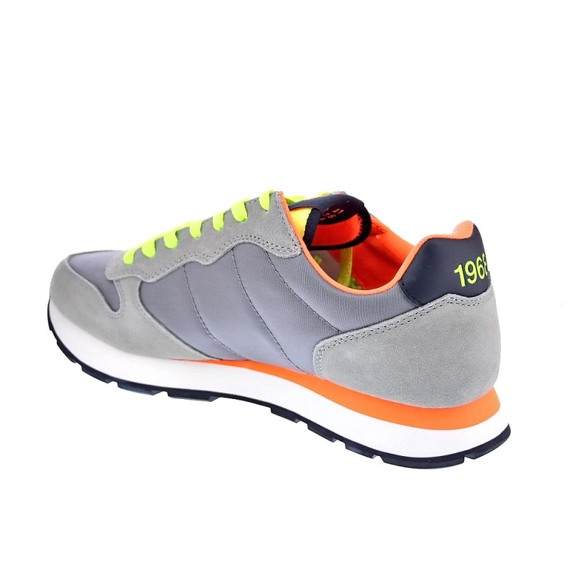 Zapatillas Sun68 AX zapatos Hombre modelo Tom Solid Azul 