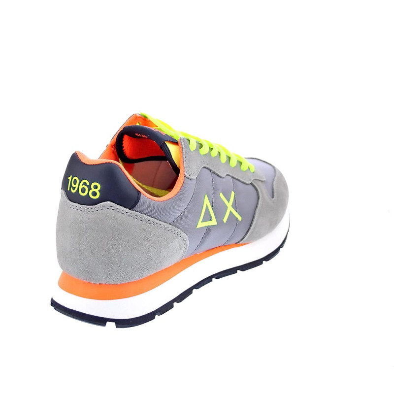 Zapatillas Sun68 AX zapatos Hombre modelo Tom Solid Azul 