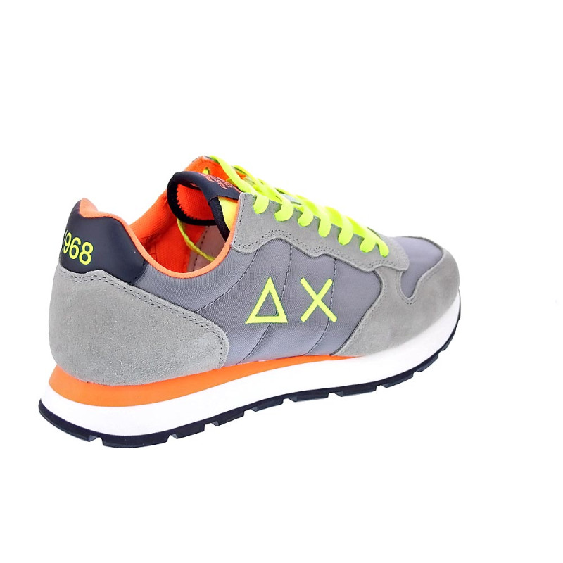 Zapatillas Sun68 AX zapatos Hombre modelo Tom Solid Azul 