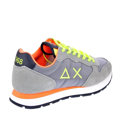 Zapatillas Sun68 AX zapatos Hombre modelo Tom Solid Azul 