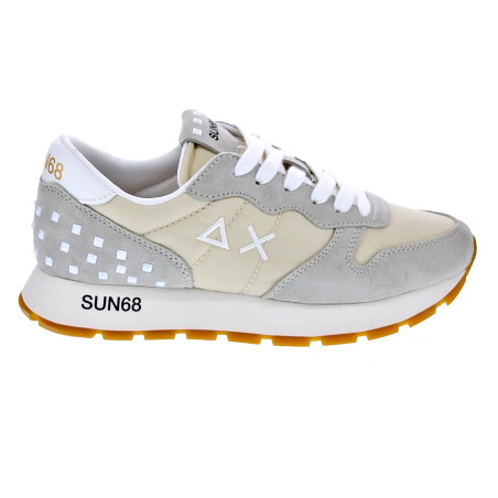 Zapatillas Sun68 AX zapatos Mujer modelo Ally Studs Blanco 
