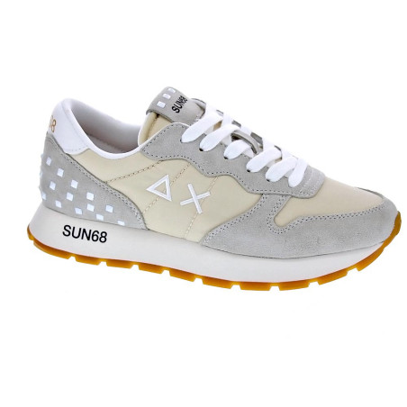 Zapatillas Sun68 AX zapatos Mujer modelo Ally Studs Blanco 