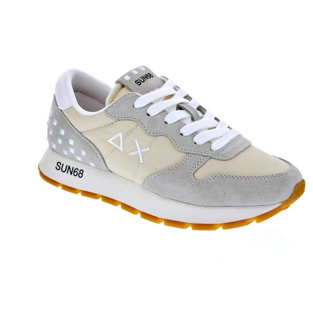 Zapatillas Sun68 AX zapatos Mujer modelo Ally Studs Blanco 
