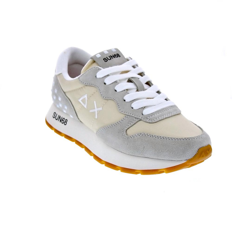 Zapatillas Sun68 AX zapatos Mujer modelo Ally Studs Blanco 