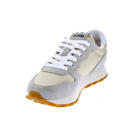 Zapatillas Sun68 AX zapatos Mujer modelo Ally Studs Blanco 