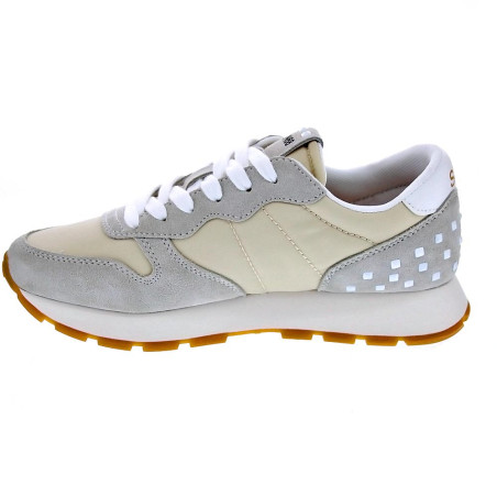 Zapatillas Sun68 AX zapatos Mujer modelo Ally Studs Blanco 