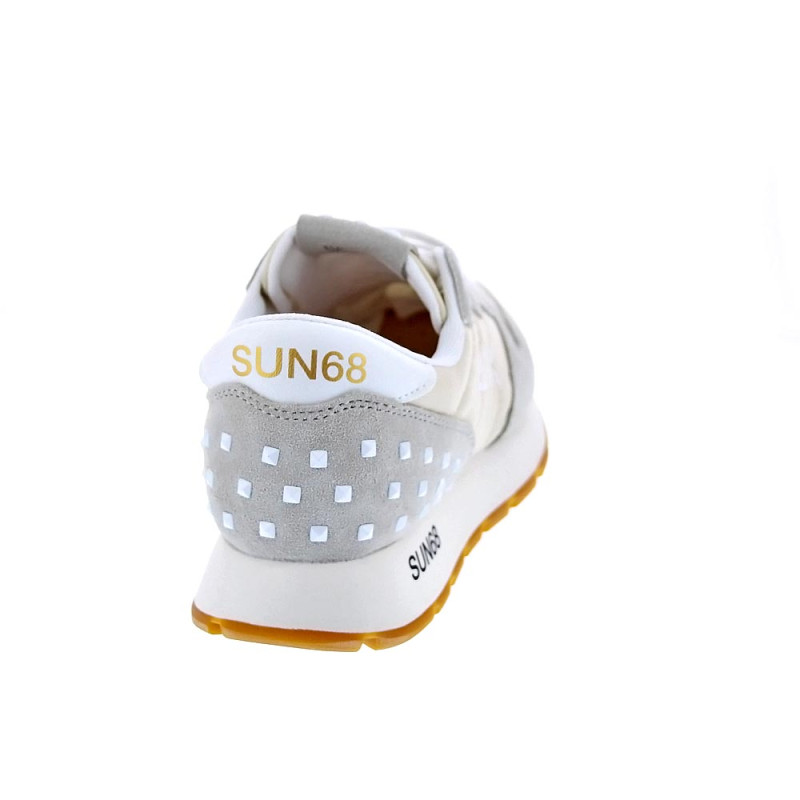Zapatillas Sun68 AX zapatos Mujer modelo Ally Studs Blanco 