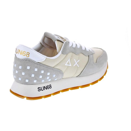 Zapatillas Sun68 AX zapatos Mujer modelo Ally Studs Blanco 
