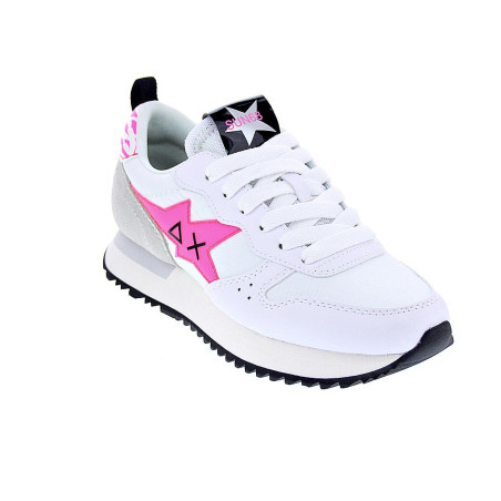 Zapatillas Sun68 AX zapatos Mujer modelo Stargirl Transparent Blanco 