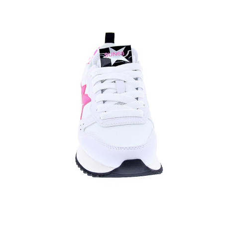 Zapatillas Sun68 AX zapatos Mujer modelo Stargirl Transparent Blanco 