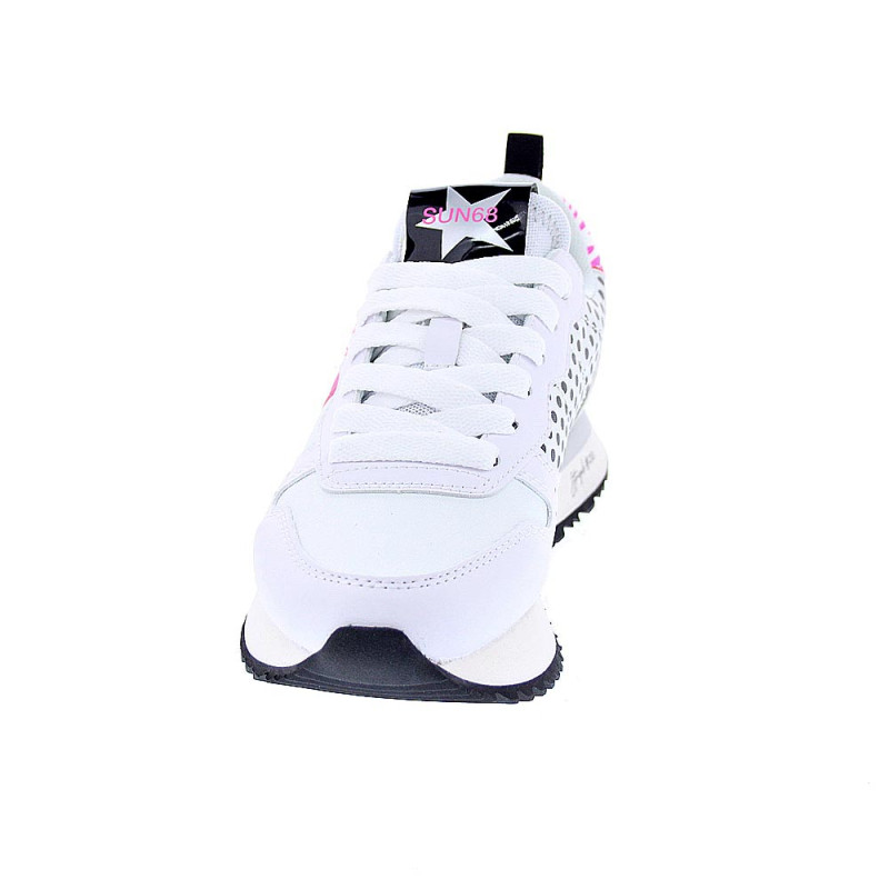 Zapatillas Sun68 AX zapatos Mujer modelo Stargirl Transparent Blanco 
