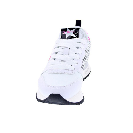 Zapatillas Sun68 AX zapatos Mujer modelo Stargirl Transparent Blanco 