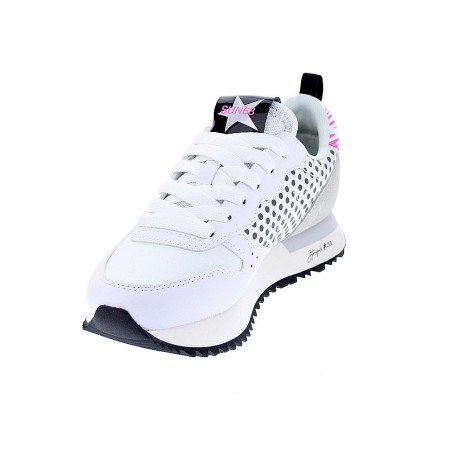 Zapatillas Sun68 AX zapatos Mujer modelo Stargirl Transparent Blanco 