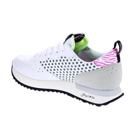 Zapatillas Sun68 AX zapatos Mujer modelo Stargirl Transparent Blanco 