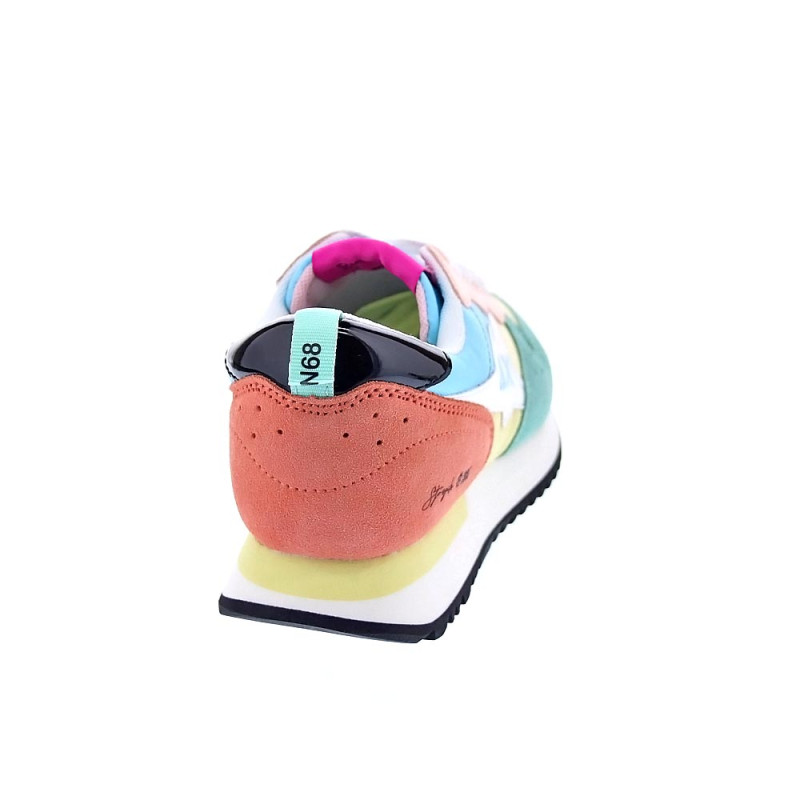 Zapatillas Sun68 AX zapatos Mujer modelo Stargirl Transparent Blanco 