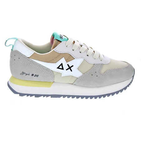 Zapatillas Sun68 AX zapatos Mujer modelo Stargirl Multicolor Blanco 