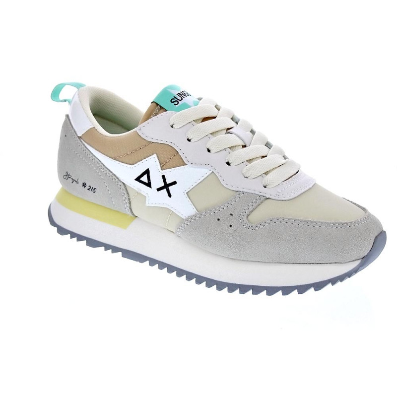Zapatillas Sun68 AX zapatos Mujer modelo Stargirl Multicolor Blanco 