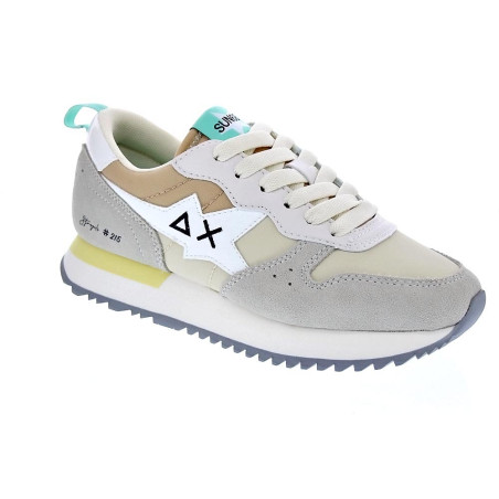 Zapatillas Sun68 AX zapatos Mujer modelo Stargirl Multicolor Blanco 