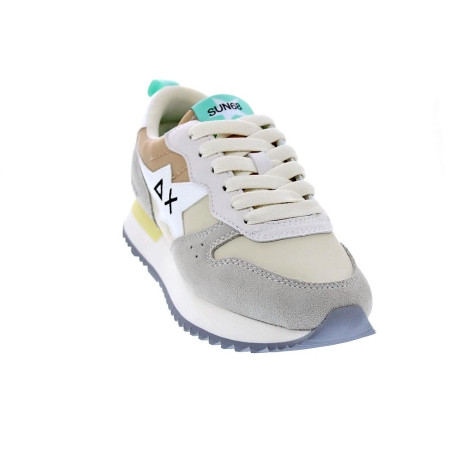Zapatillas Sun68 AX zapatos Mujer modelo Stargirl Multicolor Blanco 