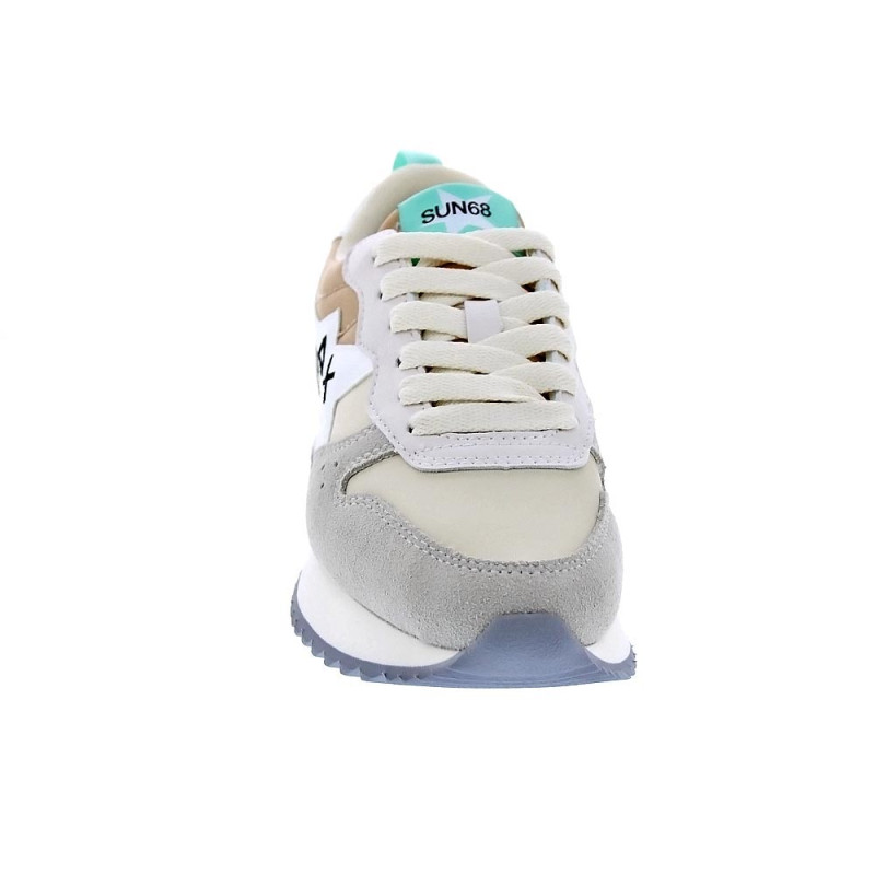 Zapatillas Sun68 AX zapatos Mujer modelo Stargirl Multicolor Blanco 