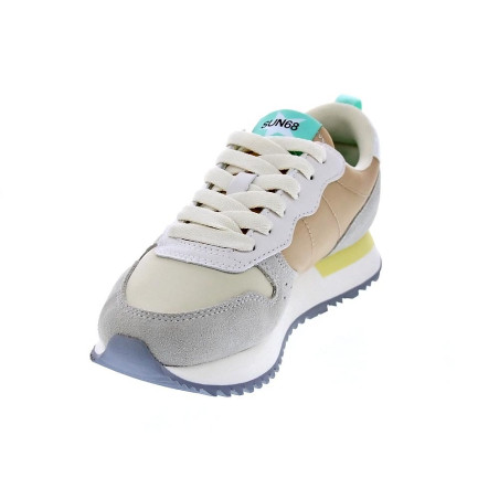 Zapatillas Sun68 AX zapatos Mujer modelo Stargirl Multicolor Blanco 