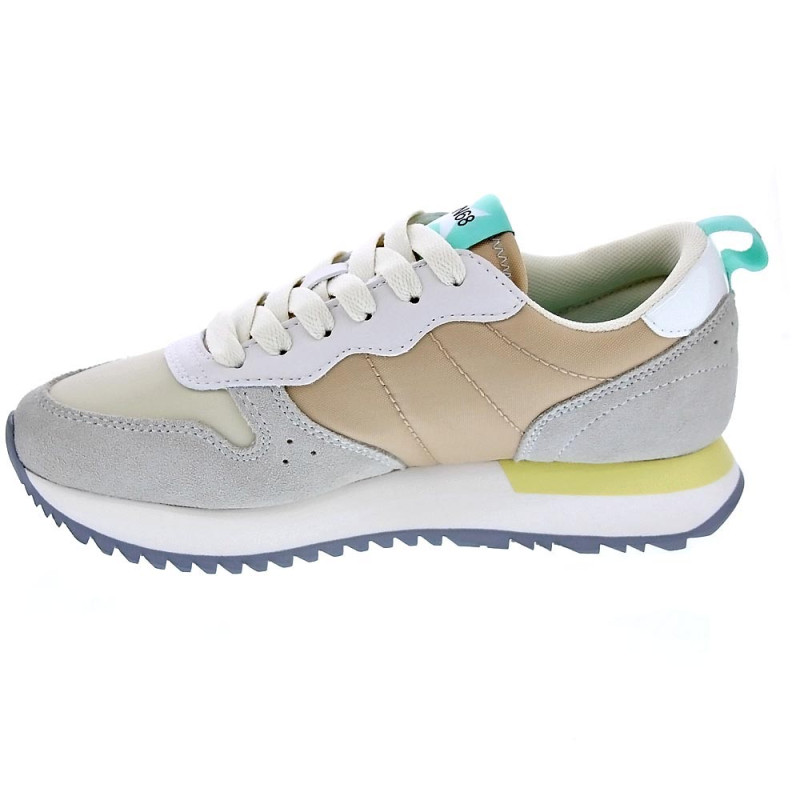 Zapatillas Sun68 AX zapatos Mujer modelo Stargirl Multicolor Blanco 