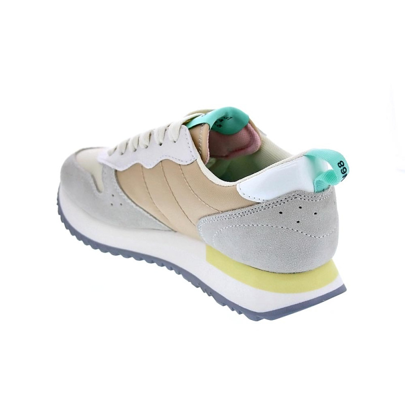 Zapatillas Sun68 AX zapatos Mujer modelo Stargirl Multicolor Blanco 