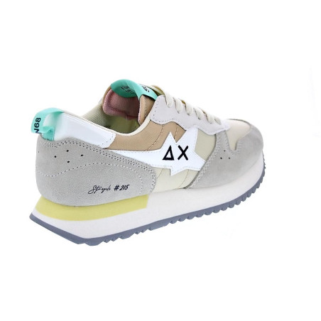 Zapatillas Sun68 AX zapatos Mujer modelo Stargirl Multicolor Blanco 