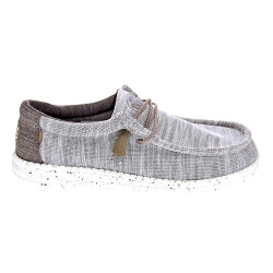 Mocasines Hey Dude zapatos Hombre modelo Wally Stretch Mix Marrón 