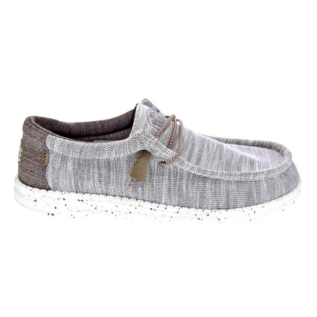 Mocasines Hey Dude zapatos Hombre modelo Wally Stretch Mix Marrón 