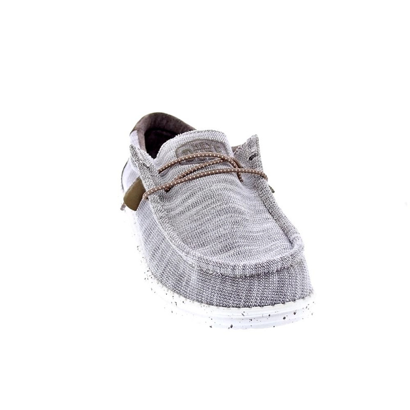 Mocasines Hey Dude zapatos Hombre modelo Wally Stretch Mix Marrón 