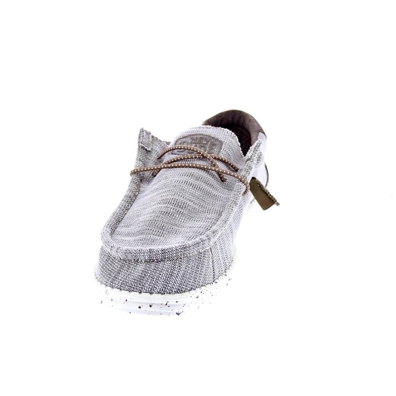 Mocasines Hey Dude zapatos Hombre modelo Wally Stretch Mix Marrón 