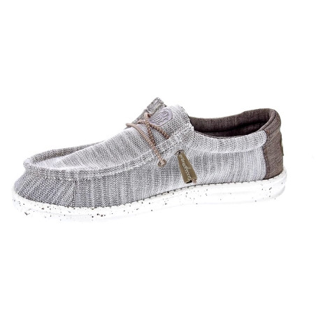 Mocasines Hey Dude zapatos Hombre modelo Wally Stretch Mix Marrón 