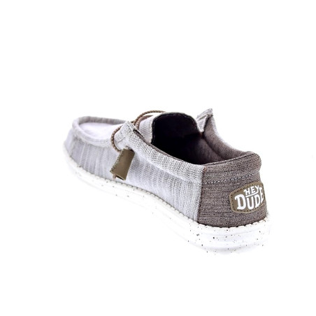 Mocasines Hey Dude zapatos Hombre modelo Wally Stretch Mix Marrón 