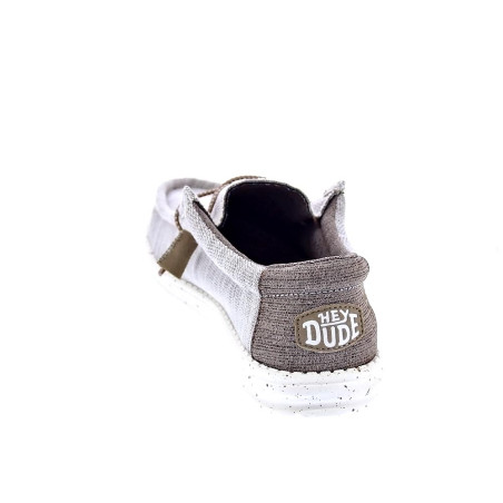 Mocasines Hey Dude zapatos Hombre modelo Wally Stretch Mix Marrón 