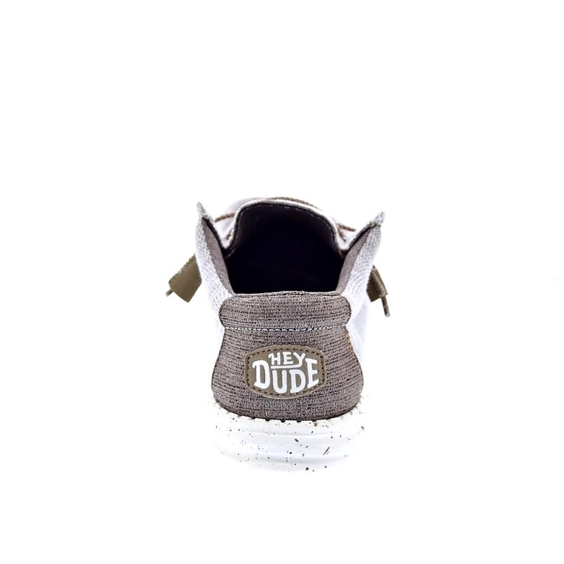 Mocasines Hey Dude zapatos Hombre modelo Wally Stretch Mix Marrón 