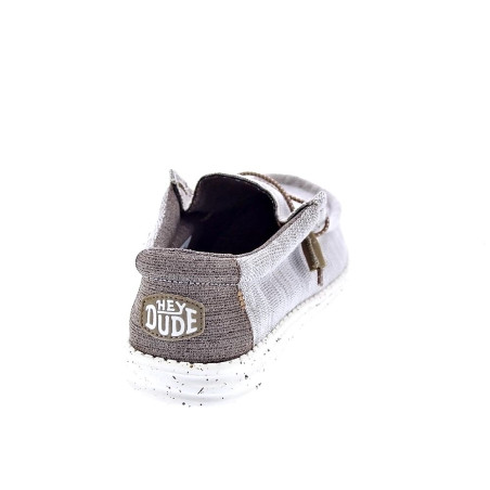 Mocasines Hey Dude zapatos Hombre modelo Wally Stretch Mix Marrón 