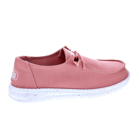 Mocasines Hey Dude zapatos Mujer modelo Wendy Slub Canvas Rosa 