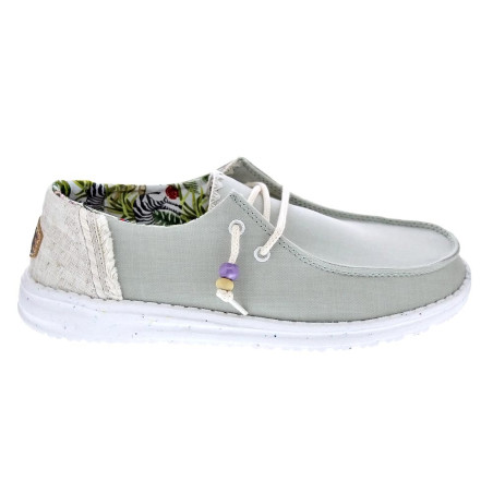 Mocasines Hey Dude zapatos Mujer modelo Wendy Natural Verde 