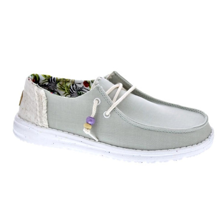 Mocasines Hey Dude zapatos Mujer modelo Wendy Natural Verde 