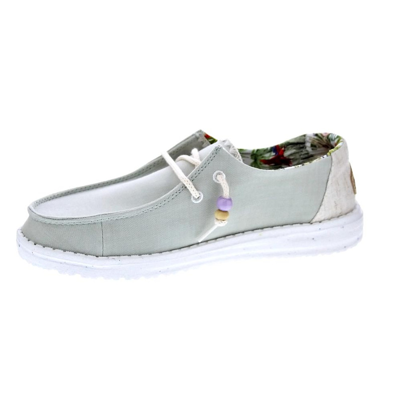 Mocasines Hey Dude zapatos Mujer modelo Wendy Natural Verde 