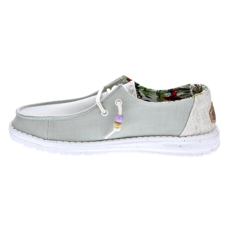 Mocasines Hey Dude zapatos Mujer modelo Wendy Natural Verde 