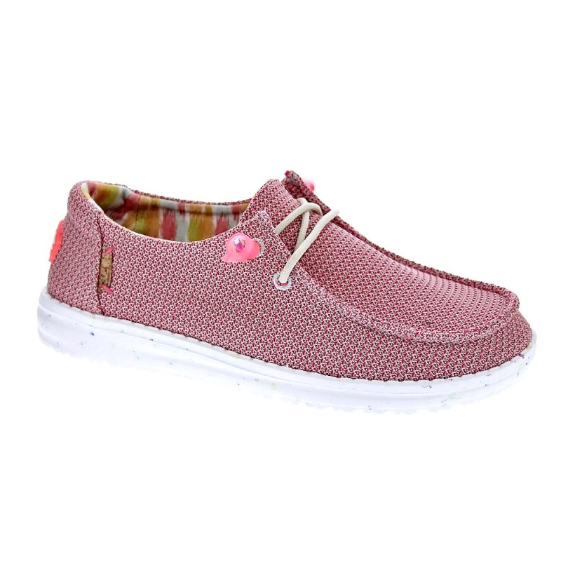 Mocasines Hey Dude zapatos Mujer modelo Wendy Eco Rosa 